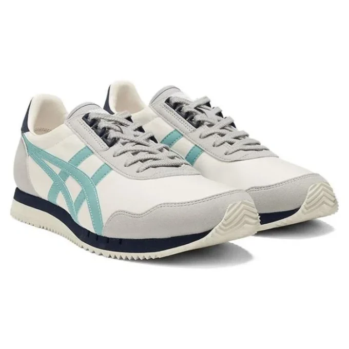 Buty do biegania Dualio Marathon „Cream White Grey Aqua”