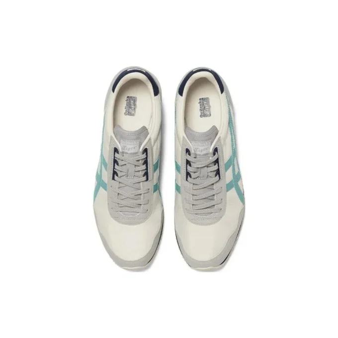 Buty do biegania Dualio Marathon „Cream White Grey Aqua”