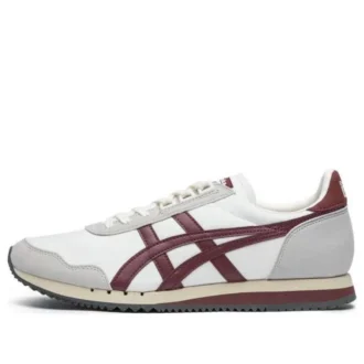 Buty do biegania Dualio Marathon „White Grey Burgundy”