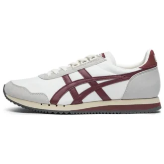 Buty do biegania Dualio Marathon „White Grey Burgundy”