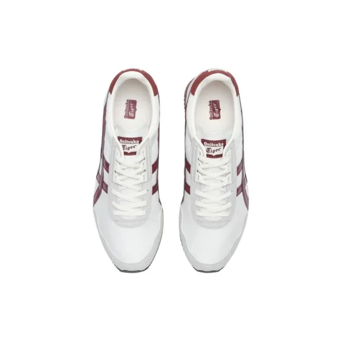Buty do biegania Dualio Marathon „White Grey Burgundy”